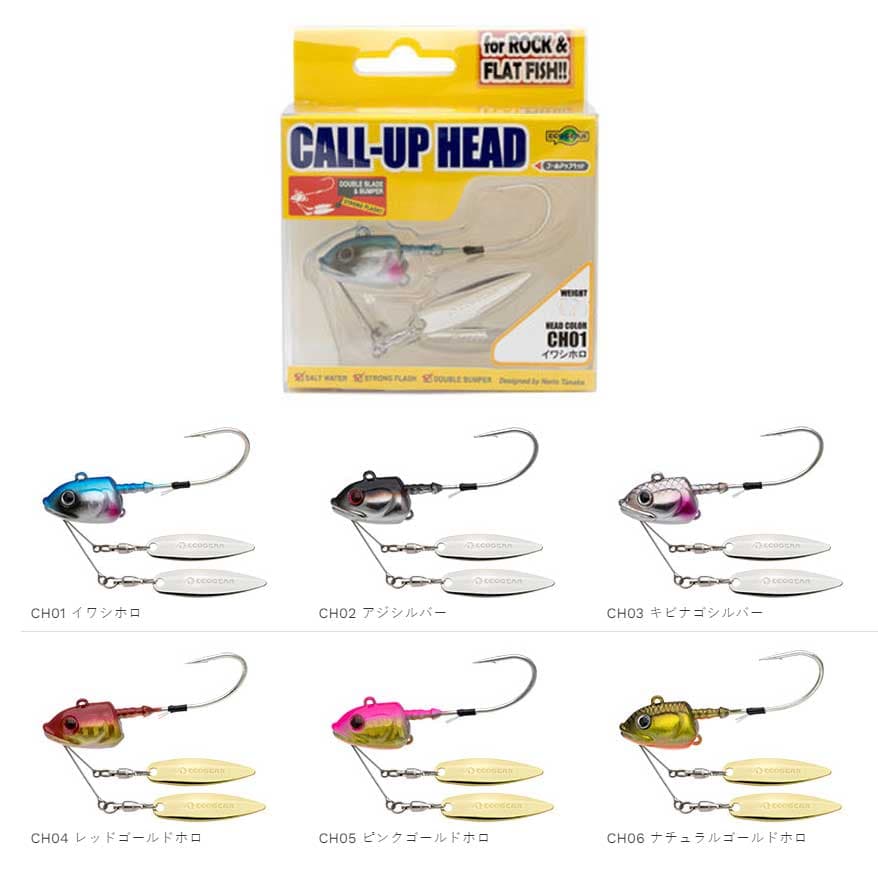 Ecogear Call-Up Head 40g #CH01 Iwashi Holo