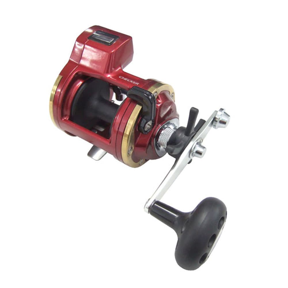 【PROMARINE/プロマリン】チェッカー船　糸なし　CH800N　282763　両軸・ベイトキャストリール 　リール　デプスカウンター付き