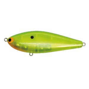 Pozi Drive Garage Zigzag Bait 80S 12 GLS Ghost Lime Shad