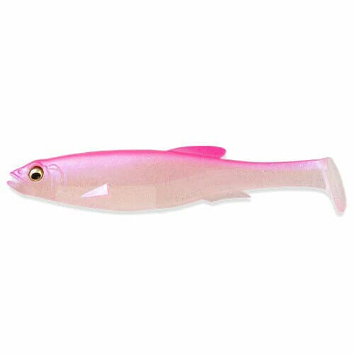Megabass Worm Magdraft Free Style 6inch Pink Back Shad