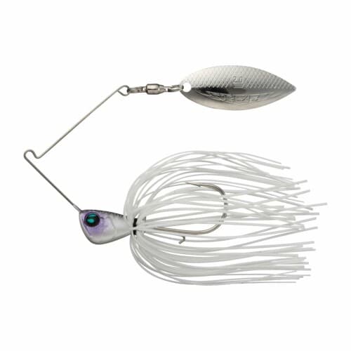 Daiwa Spinnerbait Steez Igla 1/4oz Type Leaf Silver White