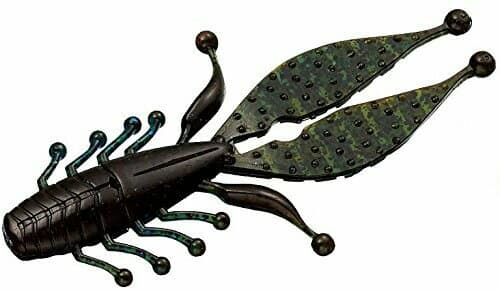 Evergreen Kicker Bug 5.5 inch #61 Green Pumpkin/Blue Claw