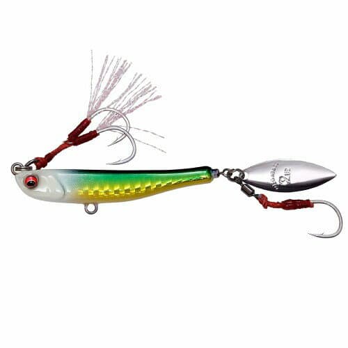 Megabass Metal Jig Makippa 20g Green Gold Half Glow