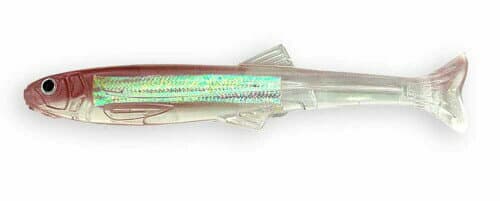Imakatsu Huddle Swimmer 4inch Flash Plate #S-622 Imae Smelt/Natural Berry (Rainbow)