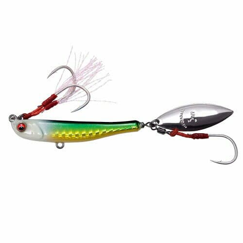 Megabass Metal Jig Makippa 40g Green Gold Half Glow