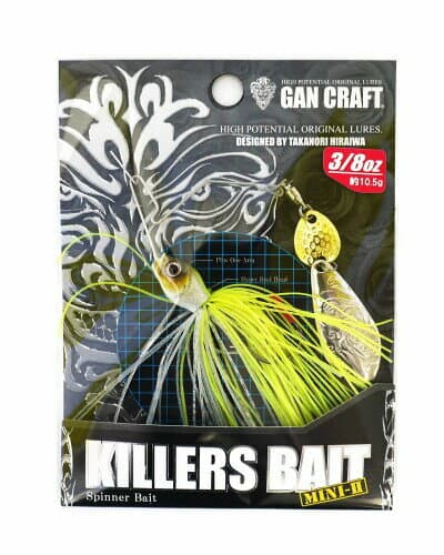 Gan Craft Spinnerbait Killers Bait Mini-II 3/8oz #07S GM Chart