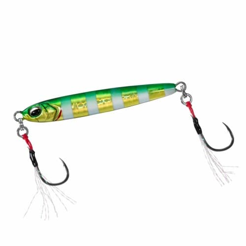 Daiwa Metal Jig Samurai Jig R Slow Fall 30g Green Gold Zebra