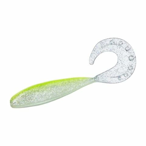 Daiwa Worm Licky Grab 3.5inch Clear Lemon Glow