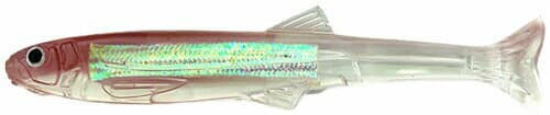 Imakatsu Huddle Swimmer Elastomer 4 inch Flash Plate #S-622 Imae Wakasagi / Natural Berry (Rainbow)