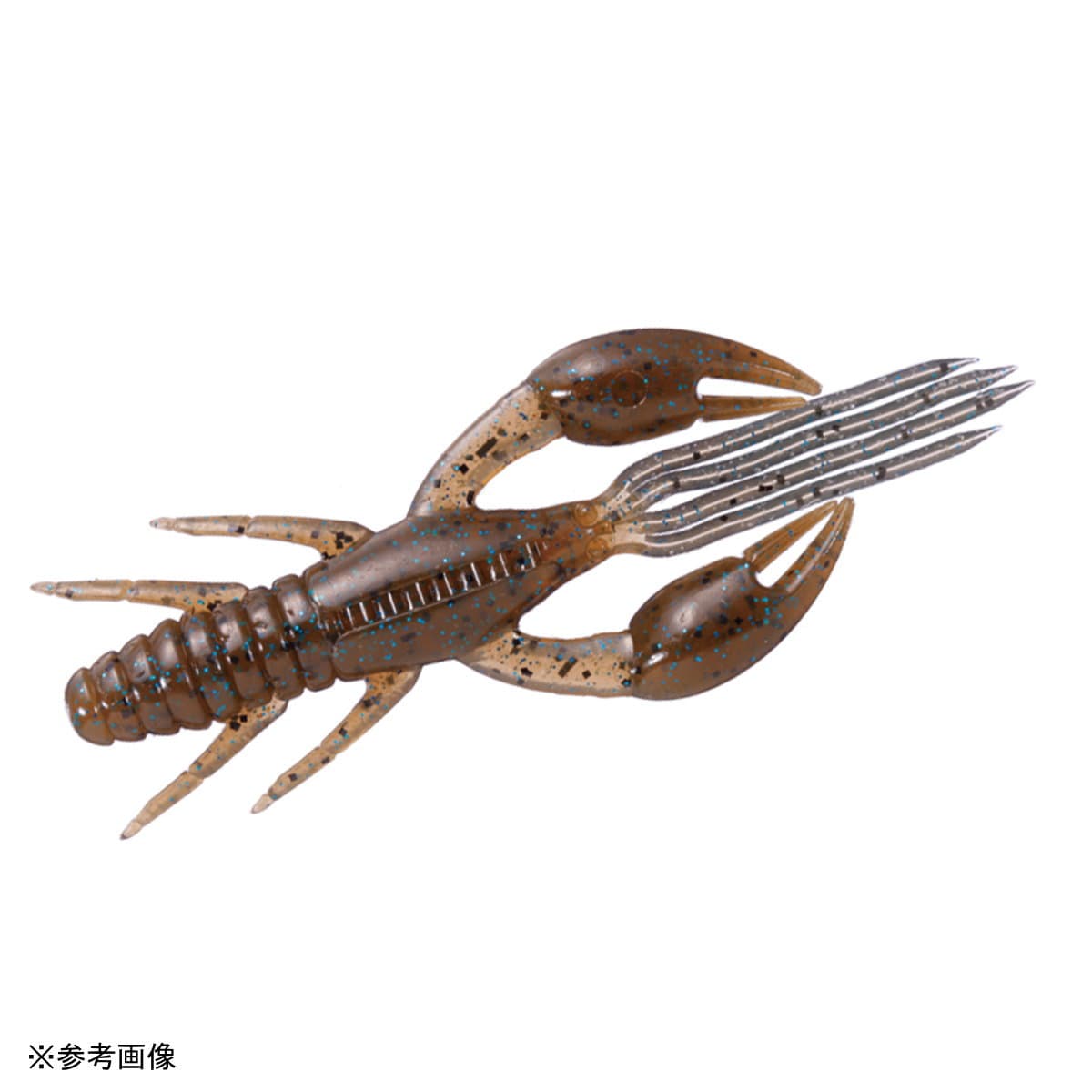 O.S.P Worm DoLive Craw 2inch W027 Dark Cinnamon Blue & Pepper