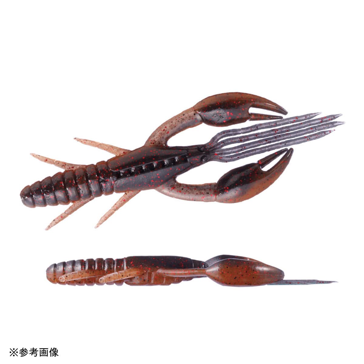 O.S.P Worm DoLive Craw 2inch TW146 Shrimp miso Black