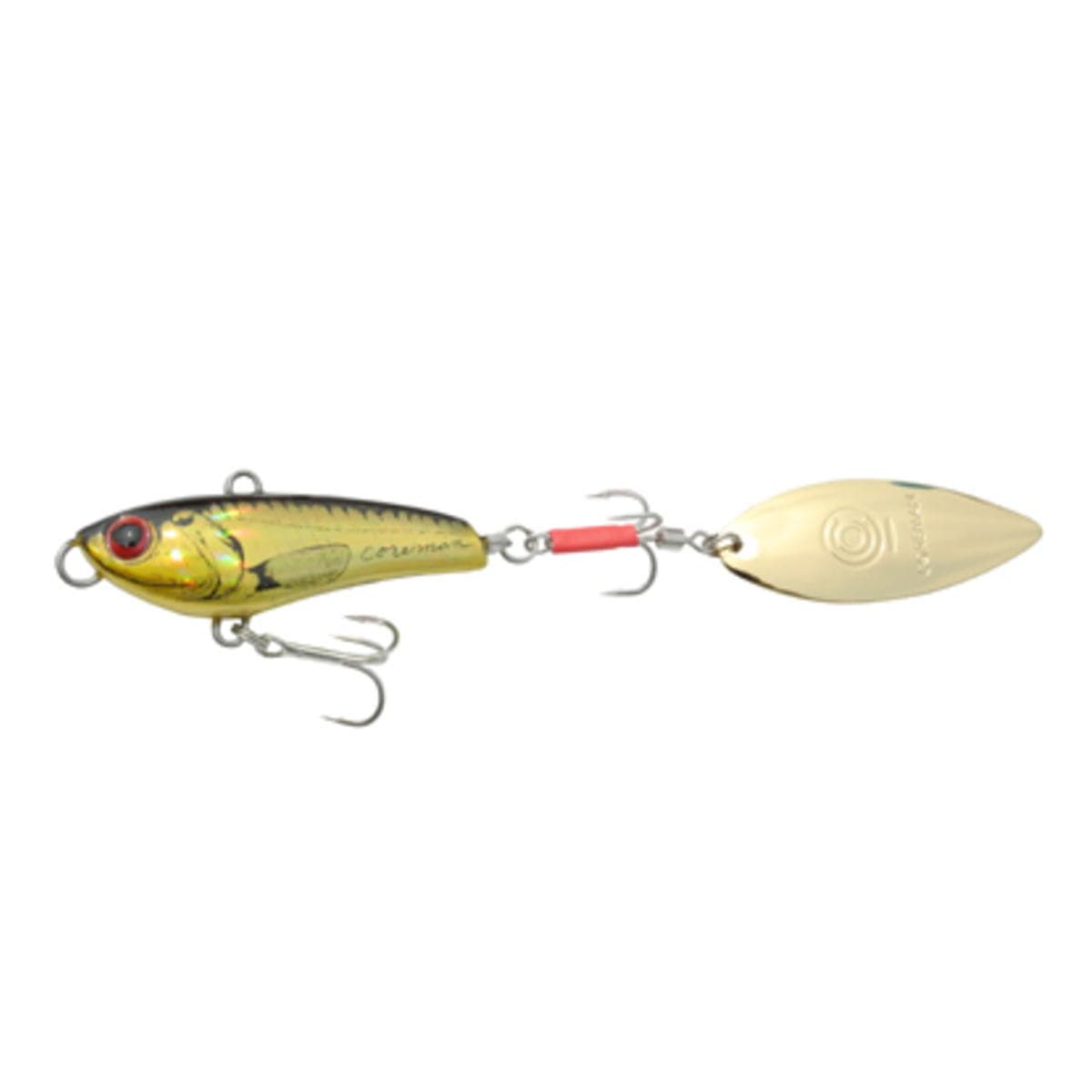 Coreman Seabass Lure PBｰ30 Power Blade #035 Anchovy Sardine Gold NP/Gold Blade