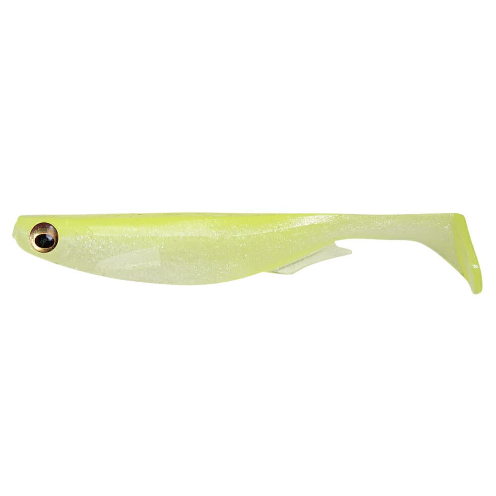 Megabass Spark Shad 3.6 inch Chart & Pearl