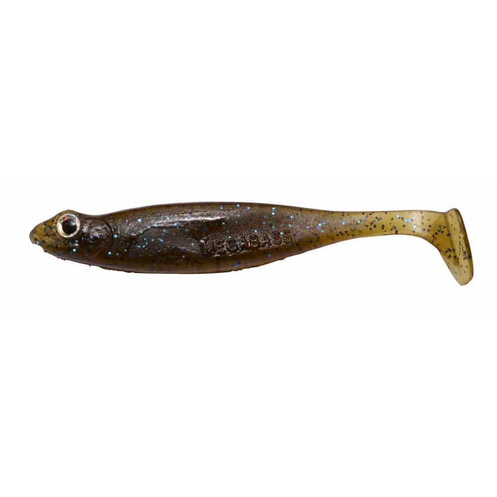 Megabass Hazedong Shad 3inch Green Pumpkin Blue