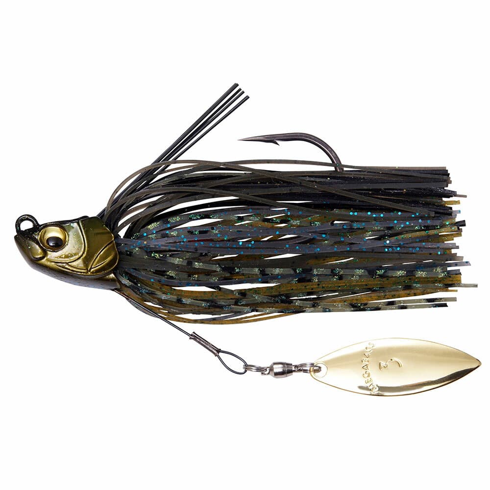 Megabass Uoze Swimmer 5/8oz Green Pumpkin