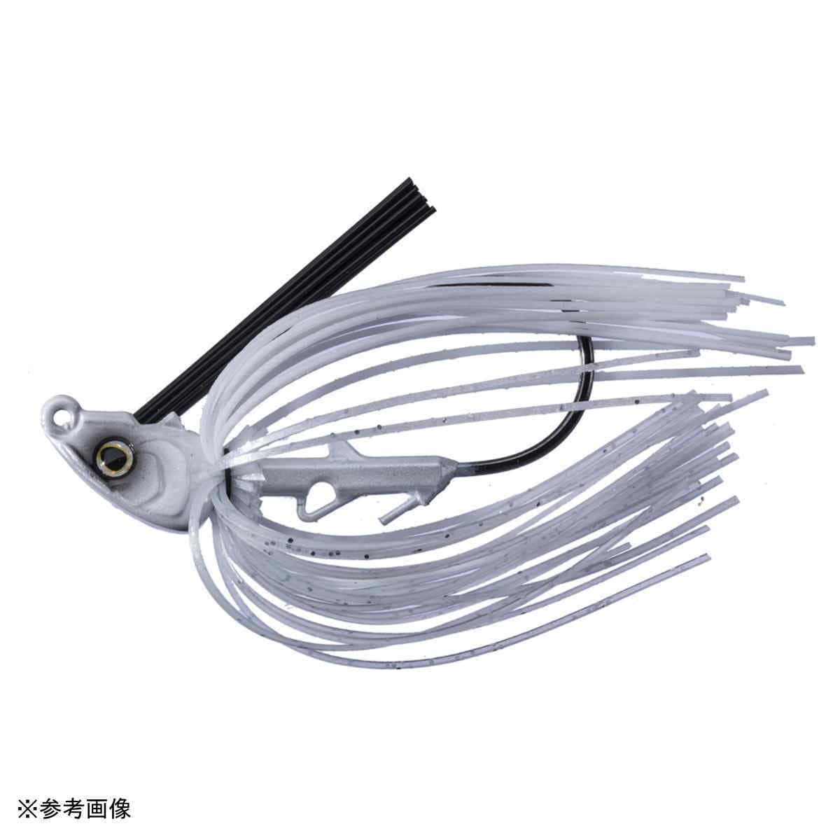 O.S.P Rubber Jig JIG ZERO SIX Slipper 3/16oz CS02 White Shiner