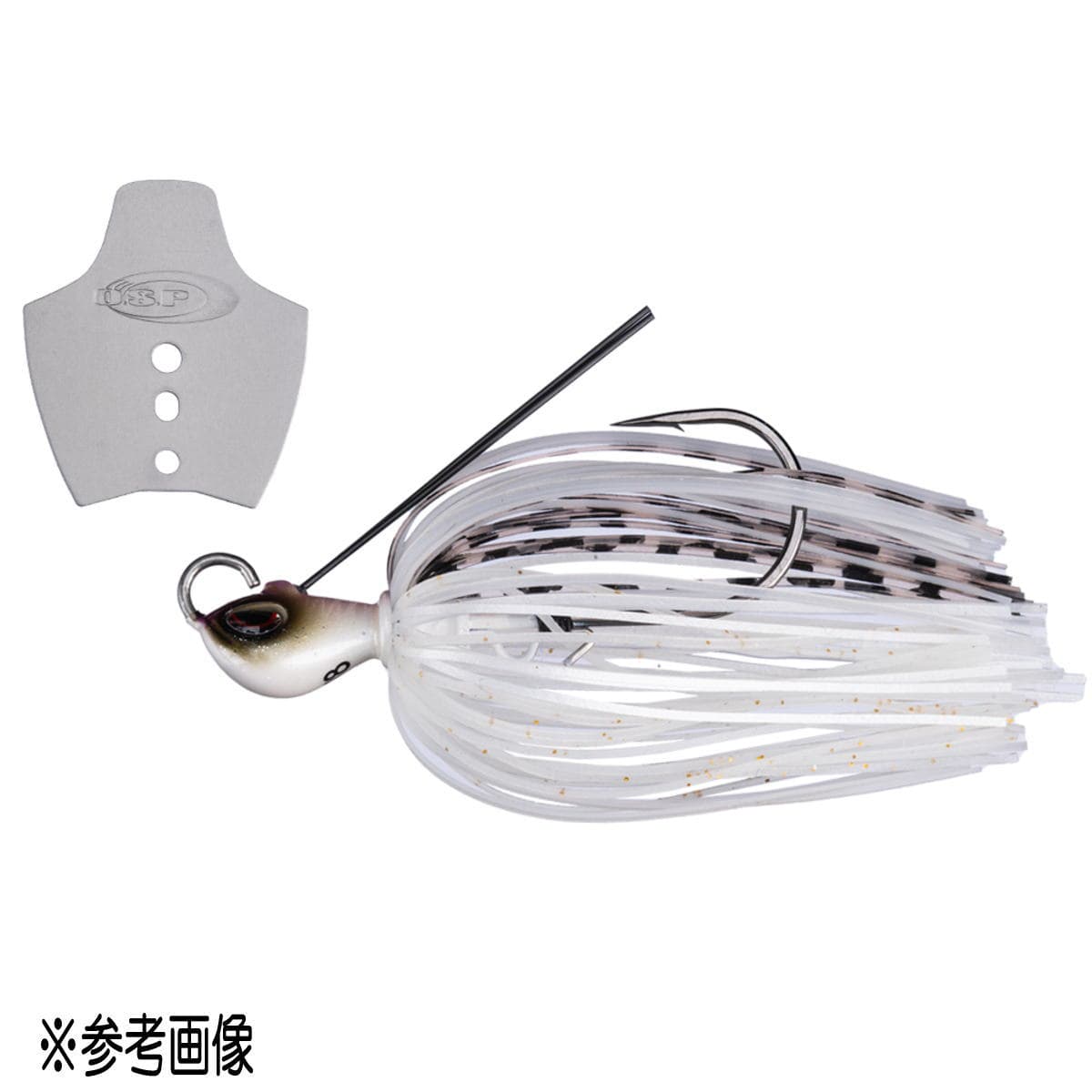 OSP Metal Blade Jig 1/4oz BJ50 Vivid Pearl White