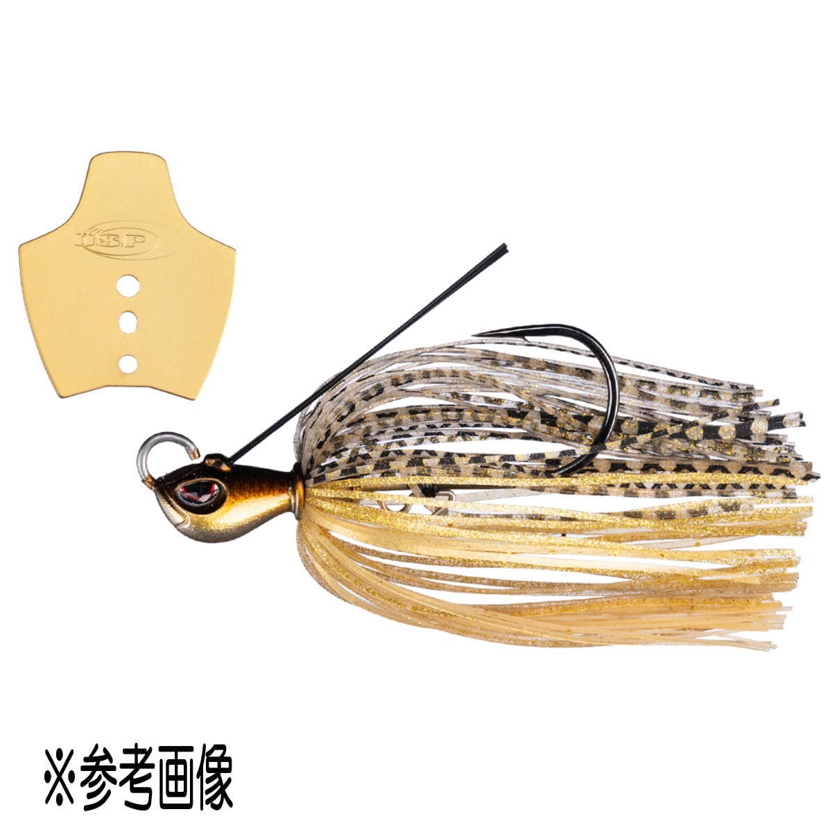 OSP Metal Blade Jig 3/16oz BJ51 Golden Shiner