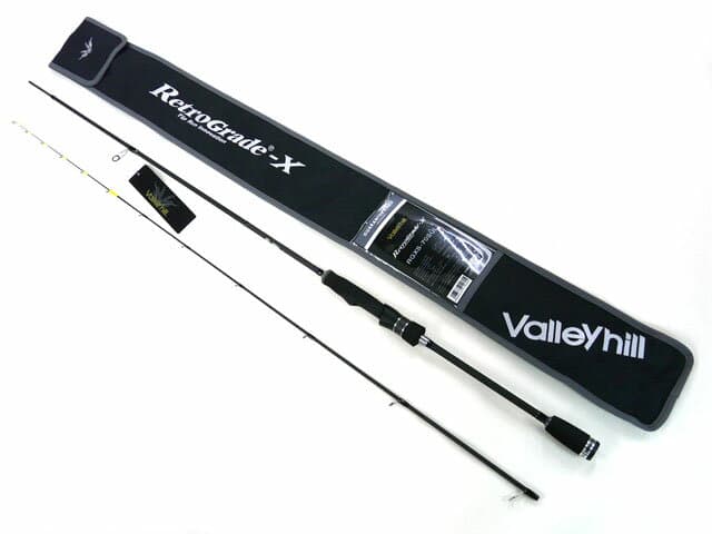 バレーヒル(Valleyhill) レトログラード-X(Retrograde-X) RGXS-70SUL【同梱発送不可】 エギングロッド ティップランロッド ティップゲーム ボートエギング ロッド 釣竿 釣り竿 竿 エギング アオリイカ釣り イカ釣り アオリイカ 釣り 船釣り 沖釣り フィッシング