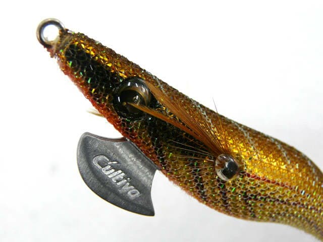 OWNER Draw4 2.5 No. 03 Brown/Gold 10g Dart Action 3D Dart Eging Lure