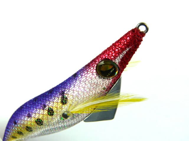 Gamakatsu LUXXE EVOLIDGE Deadfall Eging Jig - 3.5# Purple Iwashi (18g)
