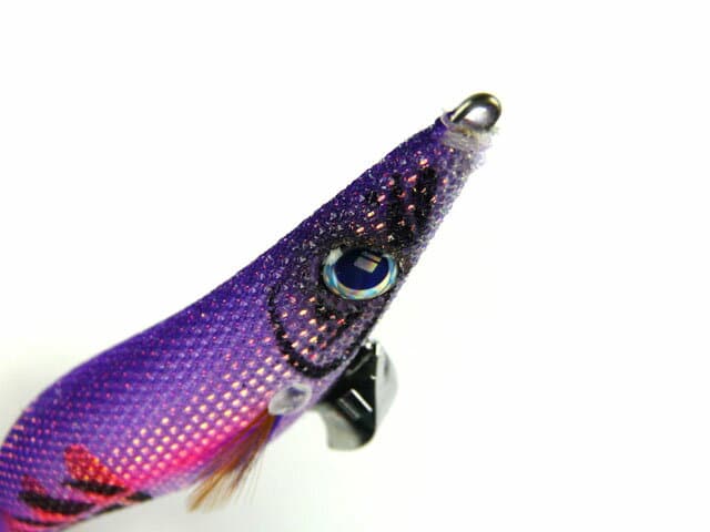Major Craft Bait Feather (Non-Rattle) 2.5 No. 11 Purple Glow Red Purple (Design Red) 9.5g