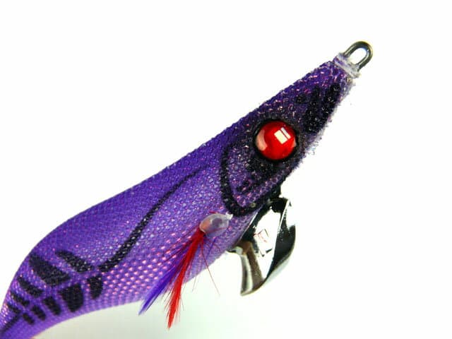 メジャークラフト(Major Craft) 餌木蔵 ベイトフェザー(ラトル) 2.5号 #11 パープル夜光アピールパープル（テープ無） 9.5g エギゾウ ラトル内蔵 ダートアクション ダート エギング エギ 餌木 イカ釣り アオリイカ釣り アオリイカ 秋イカ 子イカ