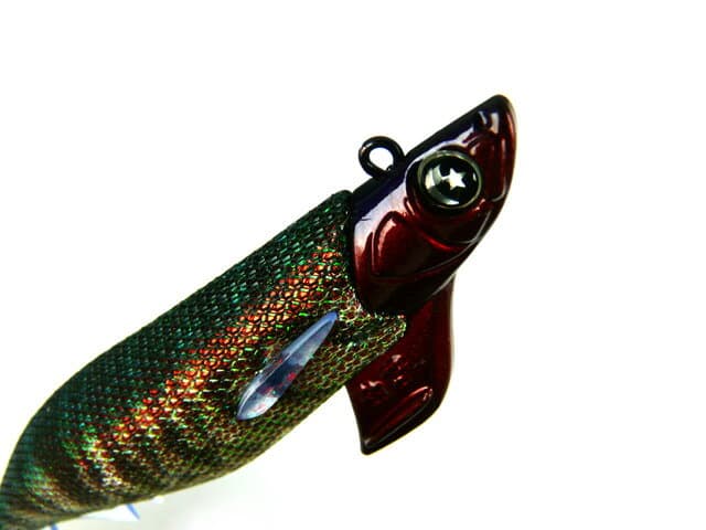 釣研(TSURIKEN) エギスタTR 3.5号 TR-12 レッドグリーン EGISTA 30g ツリケン 安定 スタビライザー エギング エギ イカ釣り アオリイカ 春イカ 親イカ ライトゲーム スクイッド ケイムラスタビライザー ケイムラ 胸ビレ 尾ビレ ケイムラ搭載 安定した泳ぎ アタリ感度