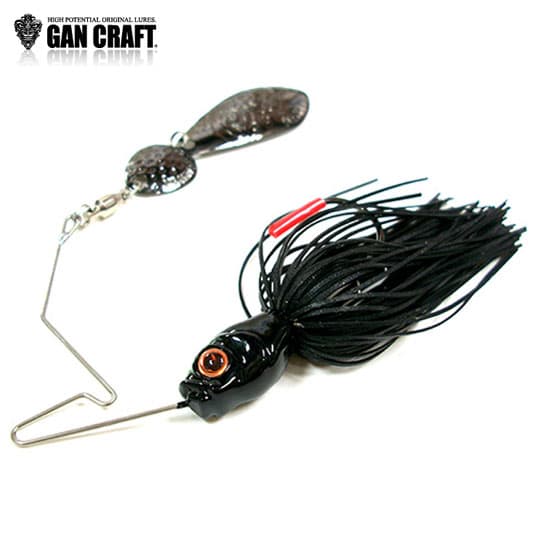 Gan Craft Spinnerbait Killers Bait Mini-II 1/2oz #01S Evil Ayu