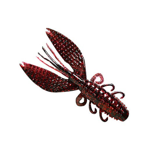 Deps Worm Spiny Craw 3.5inch #153 Green Pumpkin/Blue Glimmer