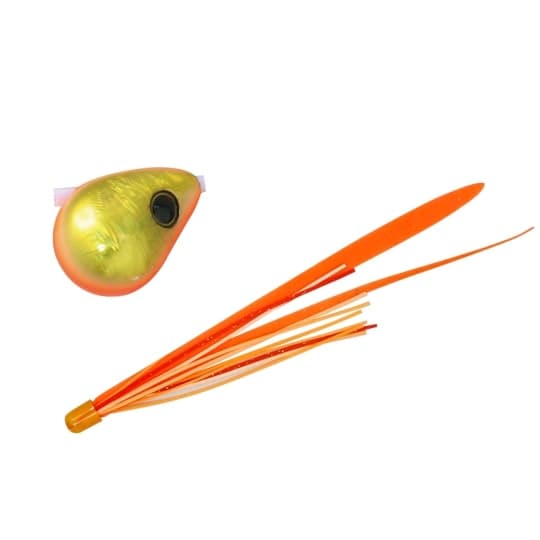 Jackall Bakuryu Namarishiki Binbin Tama Slide 130g F191 Orange Gold / Fluorescent Orange T+