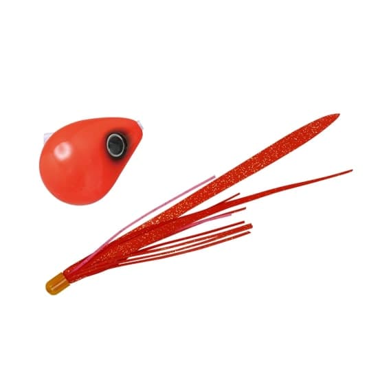 Jackall Bakuryu Lead Type Bimbin Ball Slide 130g F200 Spark Red/Red Gold T+