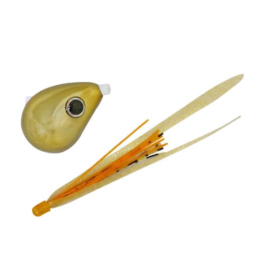 Jackall Bakuryu Namari-shiki Binbin Tamaslide 130g F198 Mekki Gold / Ikanago T+