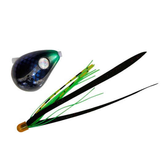 Jackall Bakuryu Lead Bimbin Tama Slide 160g F205 Deep Black / True Black Red T+