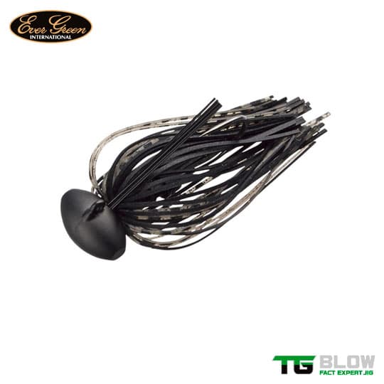 Evergreen Rubber Jig Fact TG Blow 14g #201 Green Pumpkin