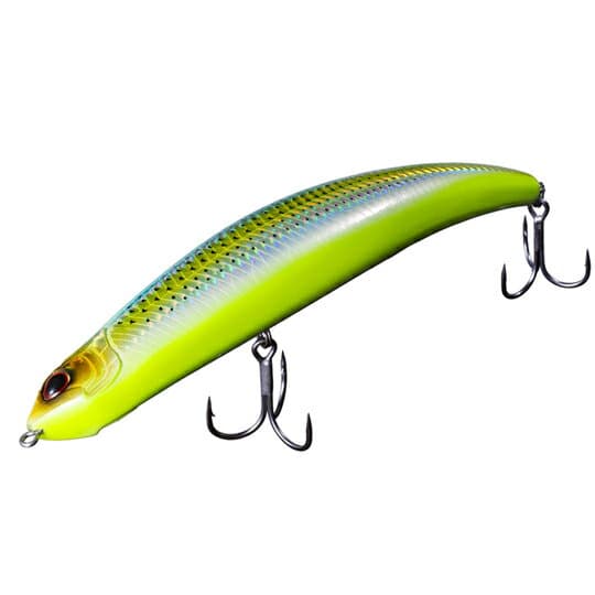 O.S.P Seabass Lure Bent Minnow 181F-SW PB15 All Matt Chart