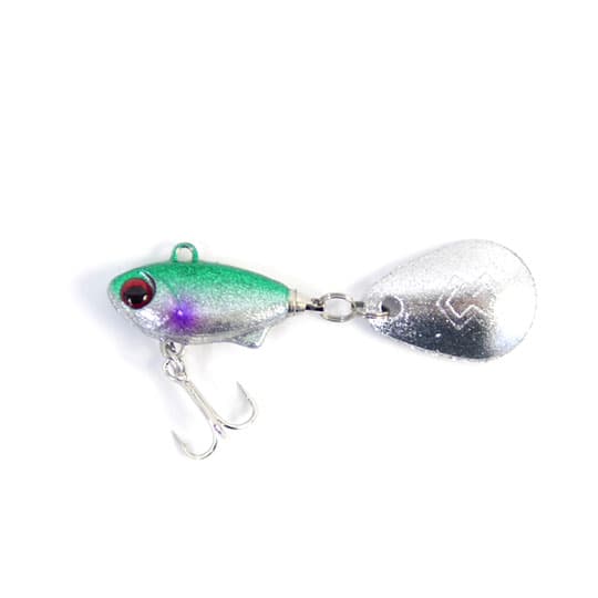 Madness Japan Seabass Lure Bakuree Spin 8 #01 Silver Powder Kibinago