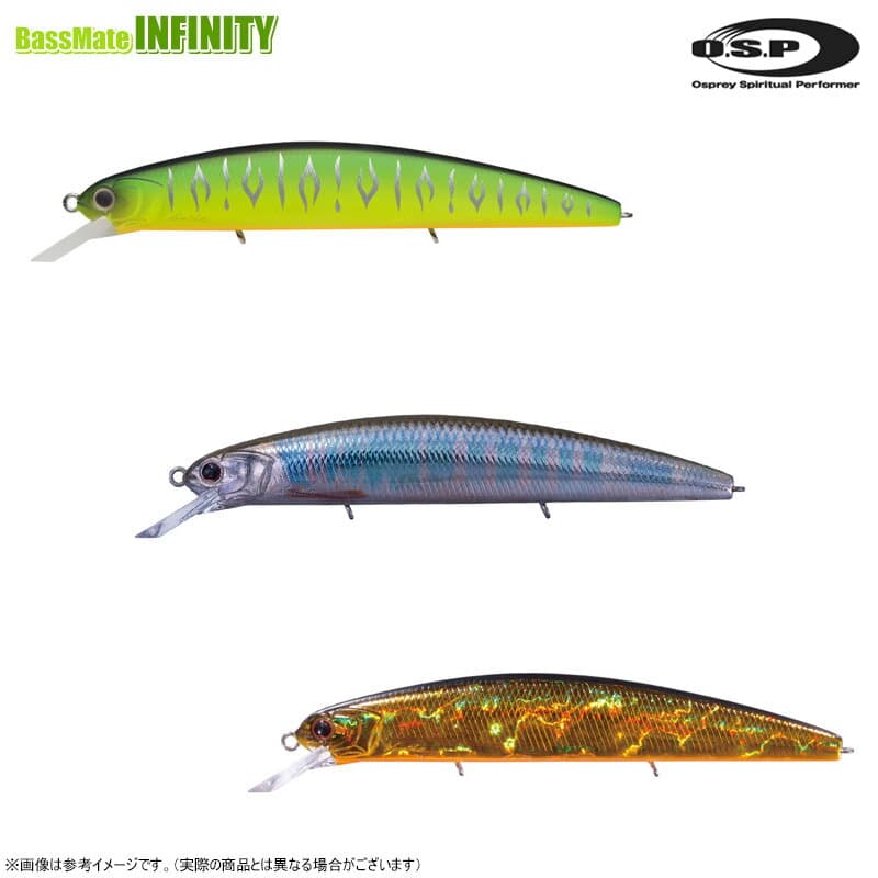 O.S.P Bass Lure Varuna SP GRW91 Ghost Real Smelt Ver.Purple