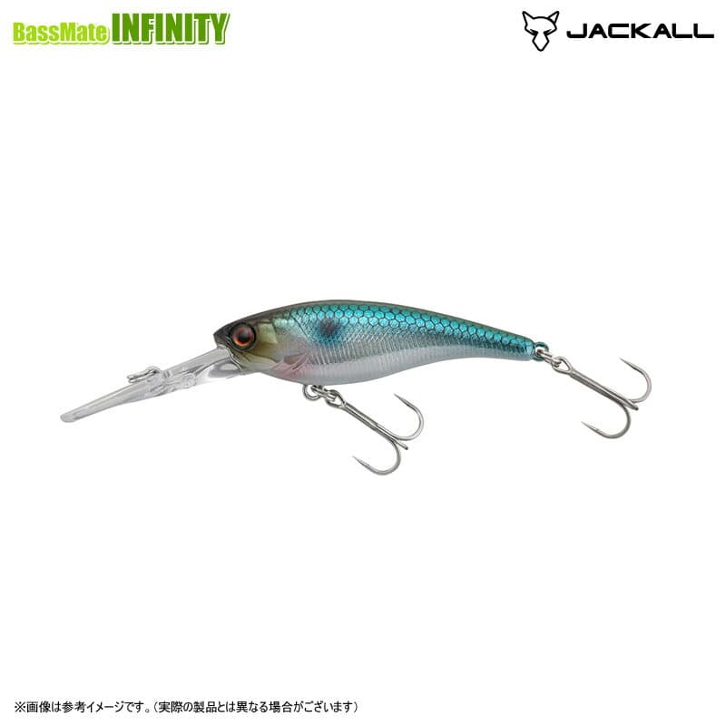 Jackall Bass Lure Soul Shad 52SP Babatak Akakin Laser