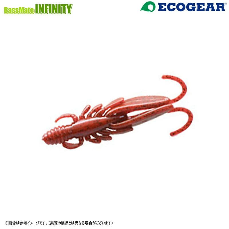 Ecogear Worm Bug Ants 3inch #010 Pearl Glow (luminous)