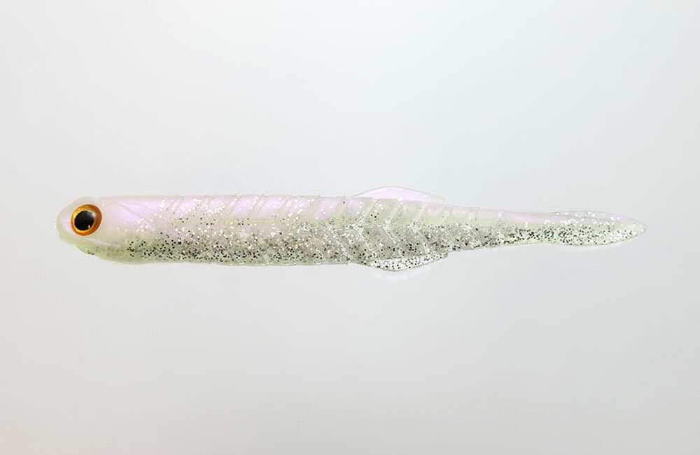 一誠 海太郎 カタクチワーム #037 キラメキパールシャッド 4.5インチ 6個入 ソフトルアー ワーム 疑似餌 エサ フィッシング 海釣り 釣具 issei