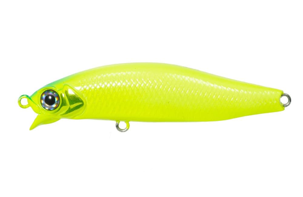 Issei Umitaro Ame Minnow 55SR-SF #012 Solid Lime Chart