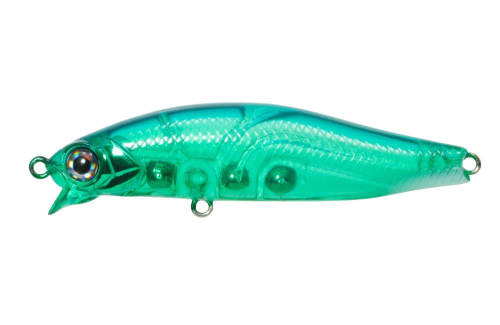 Issei Umitaro Ame Minnow 55SR-SF #014 Kabura Green Tail Glow