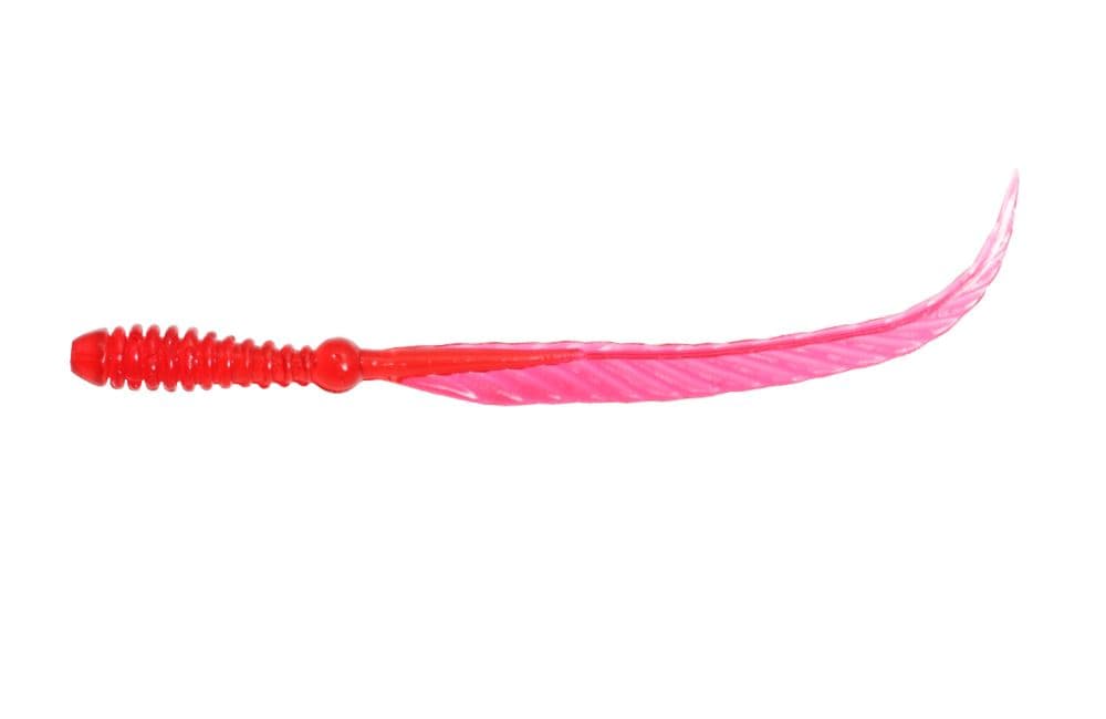 Issei Kaitaro Sabiki-Teki 2 #058 Solid Red 2 inch 12 Pack