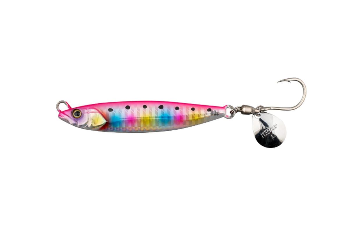 Jackall Flag Trap Blade 40g Pink Candy Iwashi / Border Holo