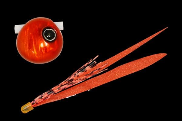 ジャッカル 鉛式 ビンビン玉 スライド 45g レッドオレンジ/オレンジゴールドT+