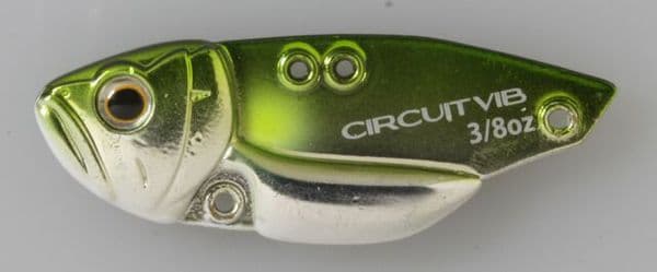 Deps Bass Lure Circuit Vibe 3/8oz #10 Metal Sweetfish