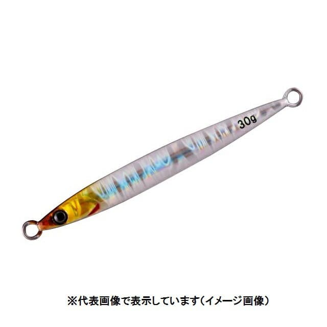 Jackall Metal Jig Big Backer Jig Slide Stick 30g White Bait Silver/Magma Wave Holo