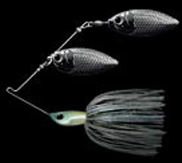 Deps Spinnerbait B Custom 1oz Double Willow #03 Blue Smoke