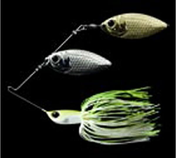 Deps Spinnerbait B Custom 1oz Double Willow #10 Dead Grass